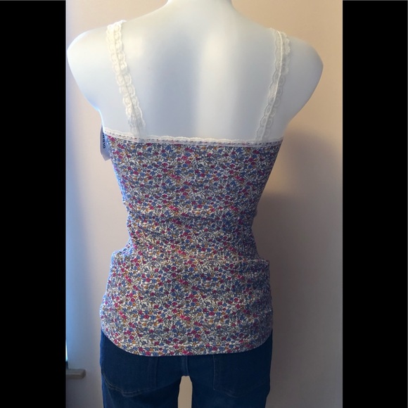 OLD NAVY LACED SPAGHETTI STRAPS TANK TOP Sz XS - Picture 2 of 12